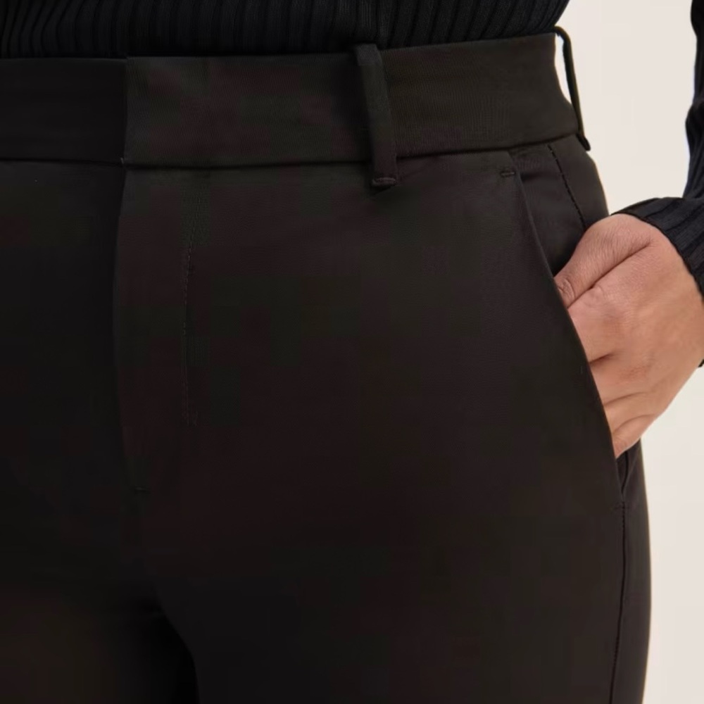 NEW W / O TAGS Everlane Black The Bi-Stretch Flare‎ Pant in Size 6 - Picture 3 of 10